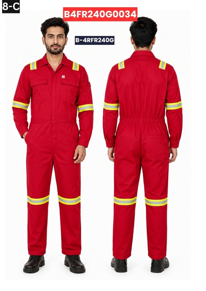 Red FR Hi-Vis Coverall