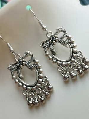 Antique Silver Earrings - Gender: Women
