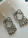Antique silver earrings