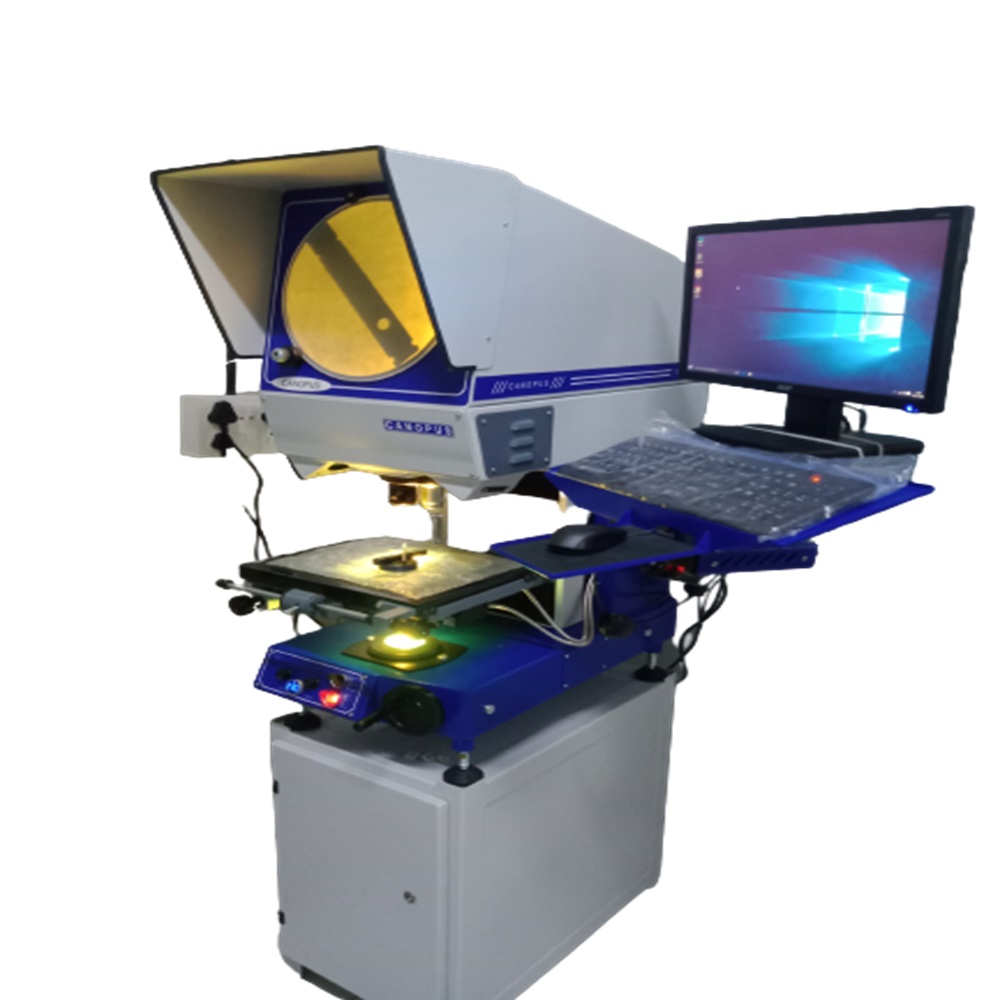 Canopus Vertical Profile Projector - Stainless Steel, 350x280 Mm Work Stage Area | Automatic Measurement With Micrometer Accuracy