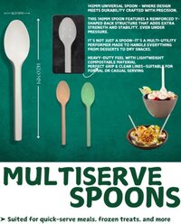 Biodegradable Plastic Fork - Color: Green