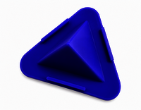 Plastic Mobile Phone Stand ( Pr Kg 98 Piece Weight 10.18 Gram ) - Color: Dark Blue