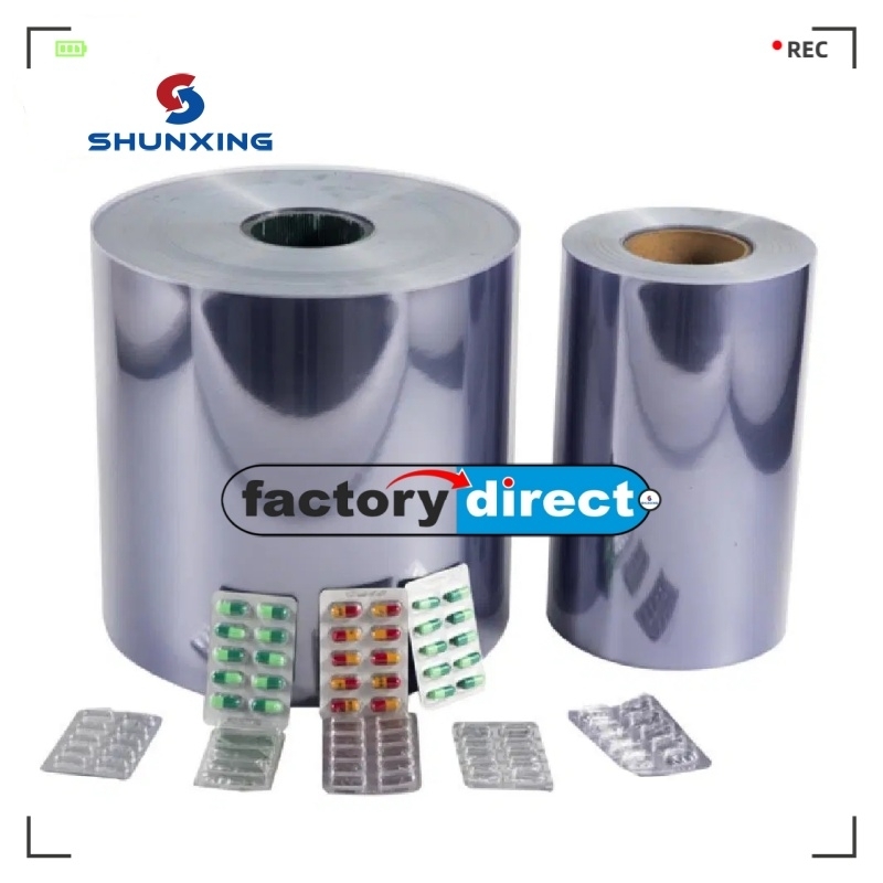 Pharmaceutical Grade PVC Rigid Film for Blister Vacuum Forming Packaging Tablets