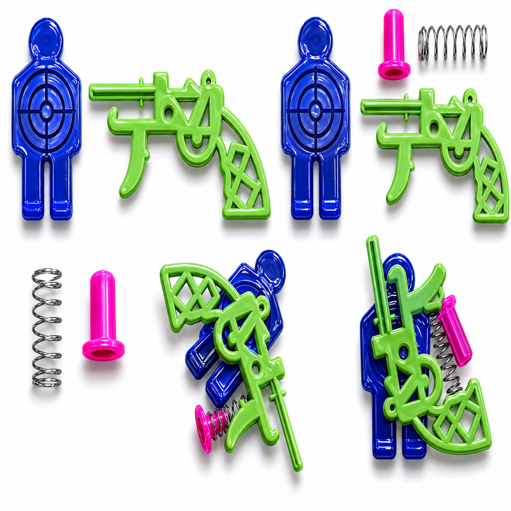 Plastic Gun Goli Target Set Toy & Kids Shooting Game Toy