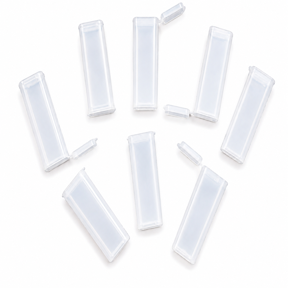 Small Plastic Dabbi (6 CM Length) 390 Pieces Per Kg