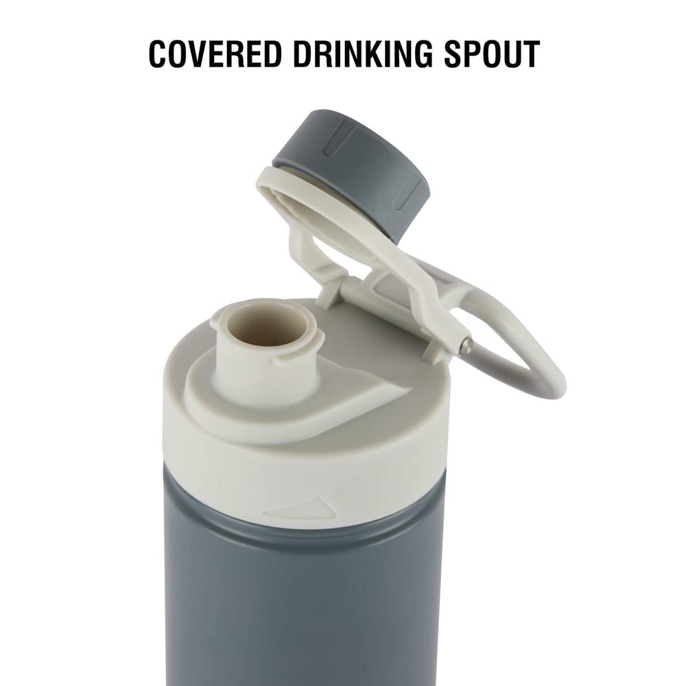CELLO POP Insulated Stainless Steel Hot & Cold Flask for Daily Use 600 ml, Grey | Double Wall Vacuum Insulated Easy to Carry Stylish Spillproof & Leakproof Flask Water Bottle for Biking, Gym & Office