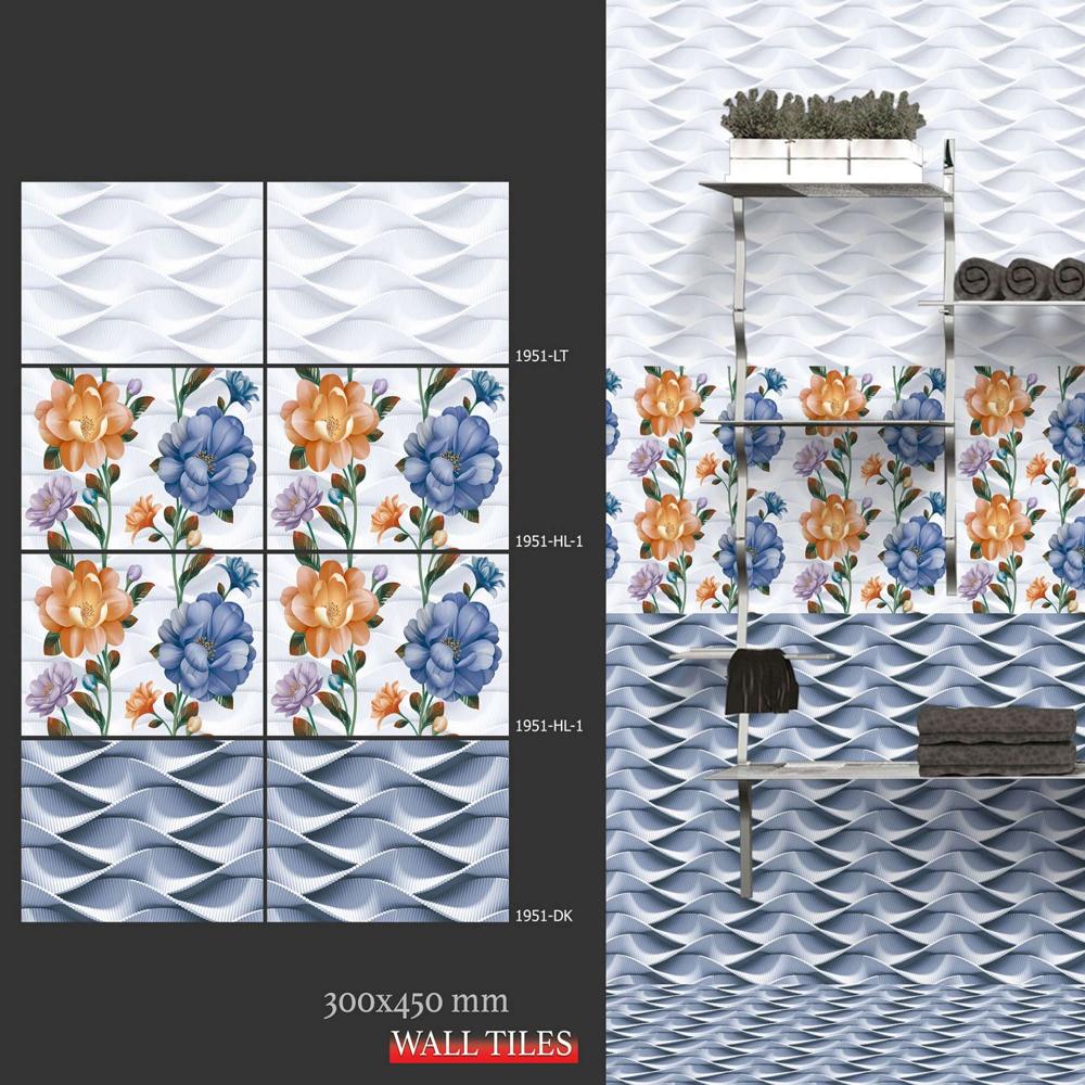 300 X 450 Mm Digital Wall Tiles - Color: Purple