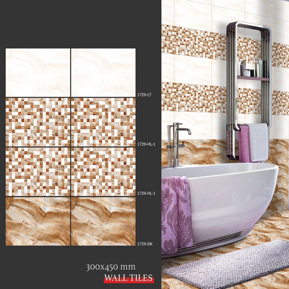 300X450 Mm Wall Tiles - Color: Cream