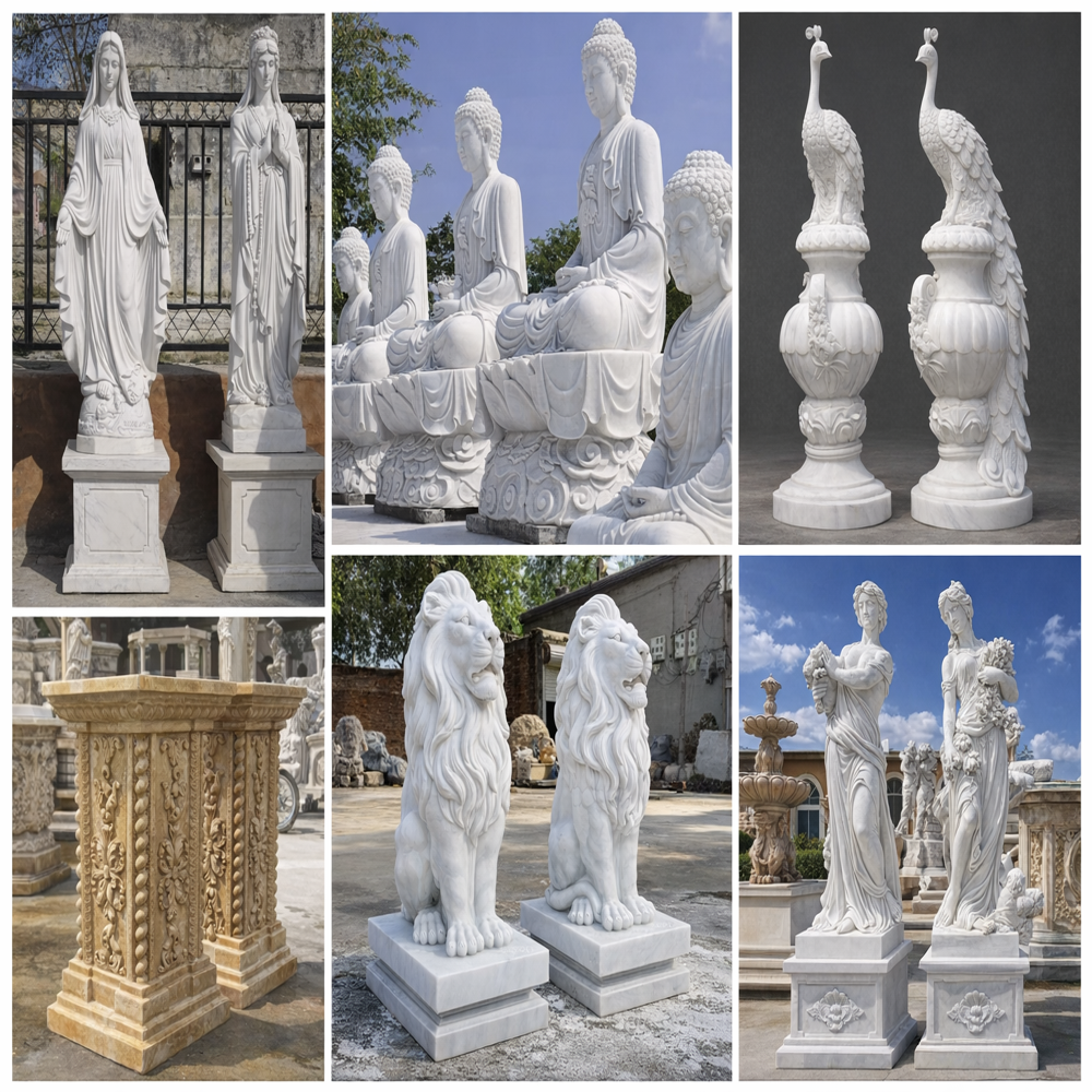 4 And 5-Axis 3D Stone Sculpture Machine