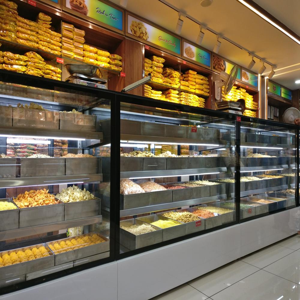 Sweet And Namkeen Display Case