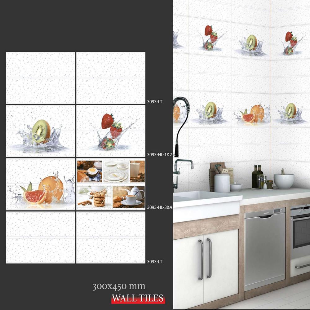 Kitchen Ceramic Wall Tiles - Color: White