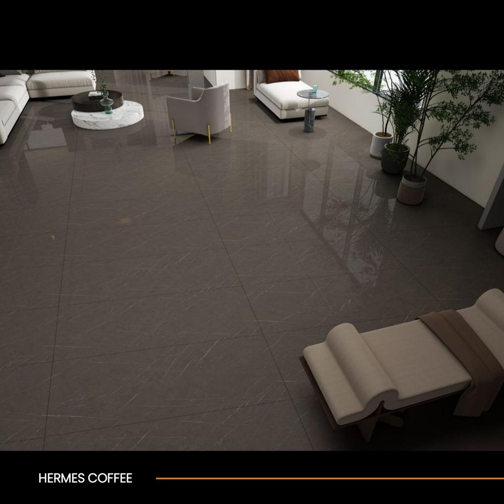 Porcelain Floor Tiles - Color: Coffee