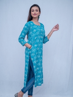 Rayon Single Kurta - Multiple Prints Available - Ethnic Region: Indian