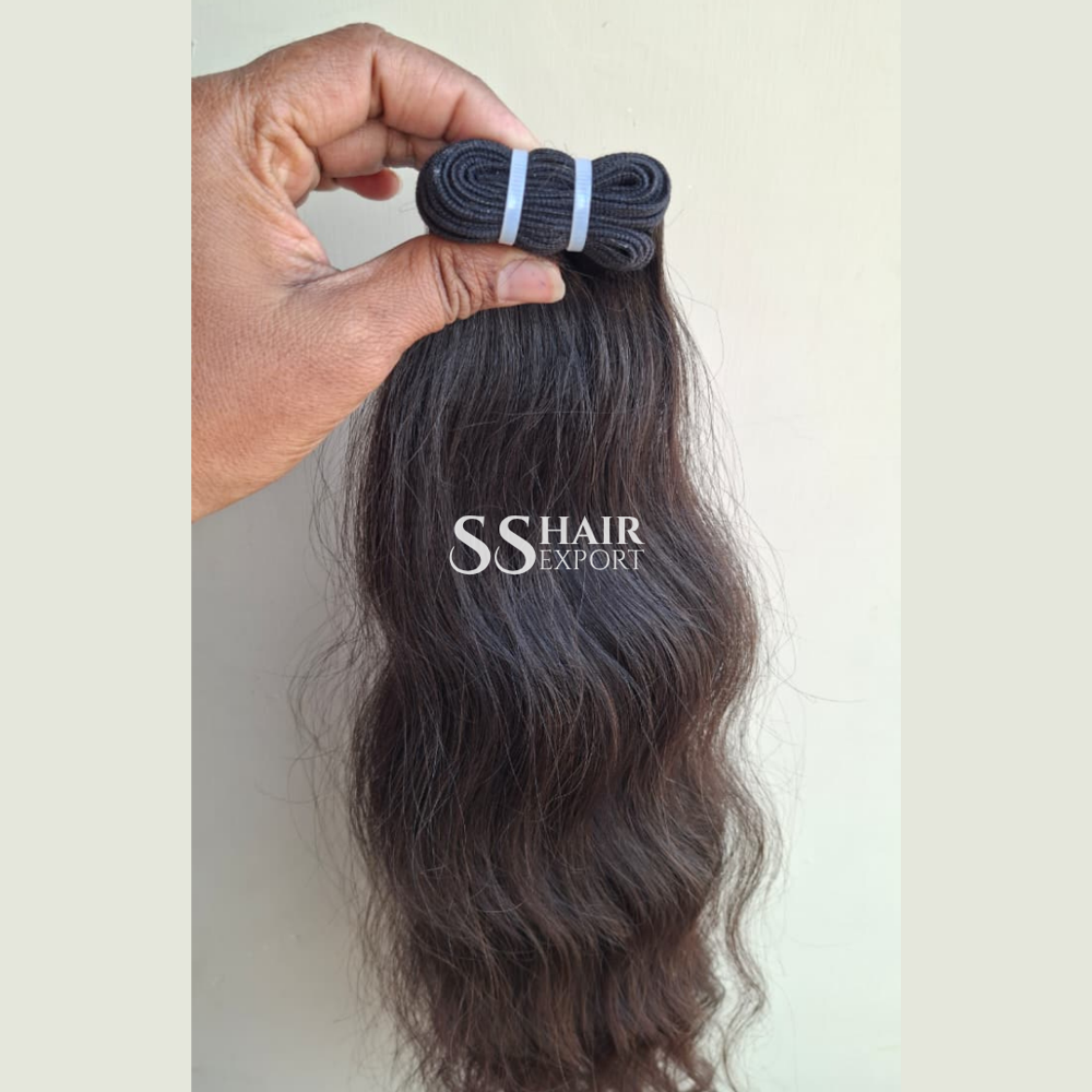 Unprocessed Indian Human Hair Extensions Remy Weft hair Bundles Single donor
