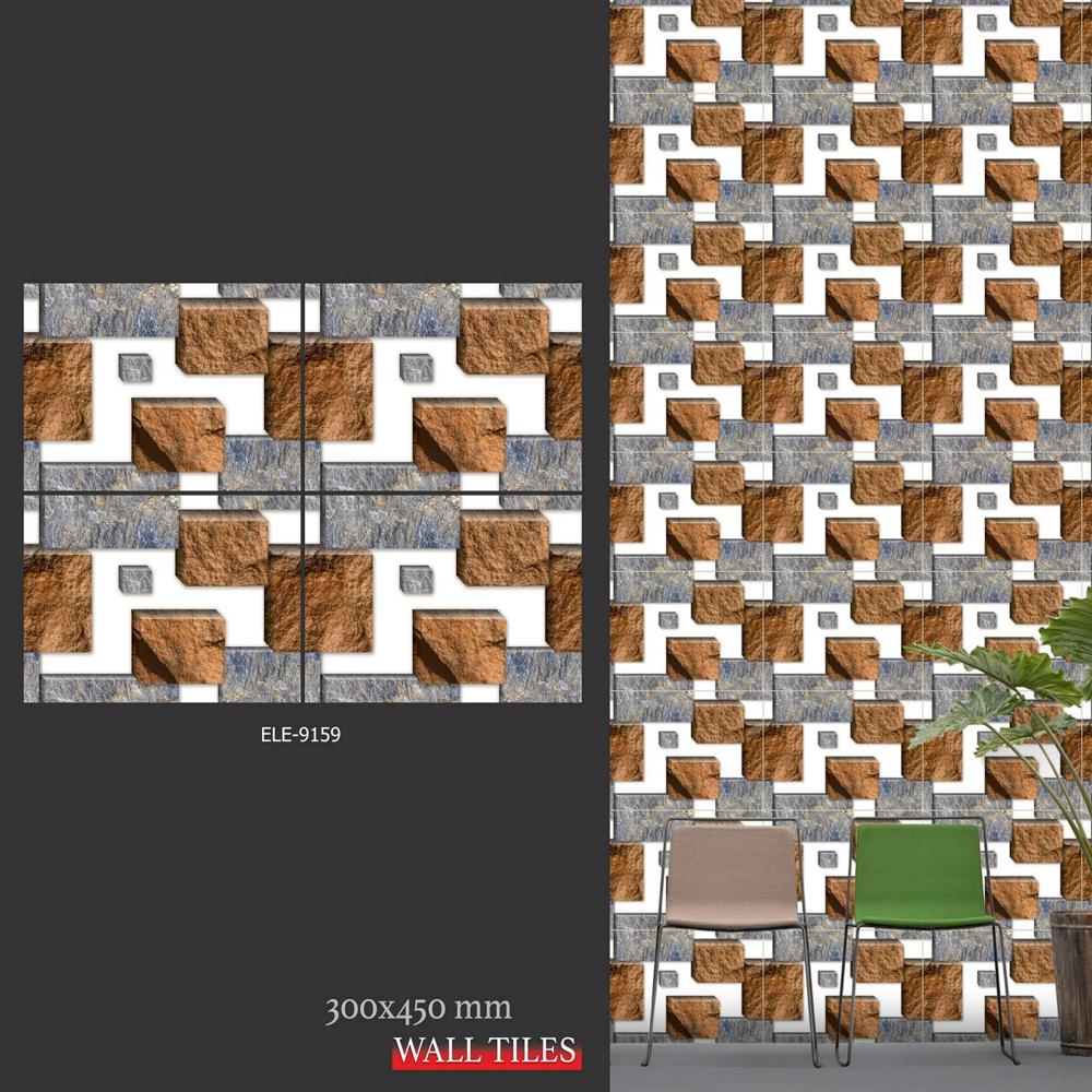 Stone Look Wall Tiles - Color: Grey