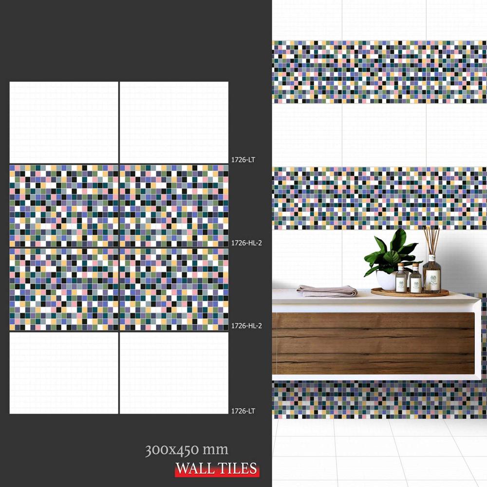 Decorative Ceramic Wall Tiles - Color: Blue