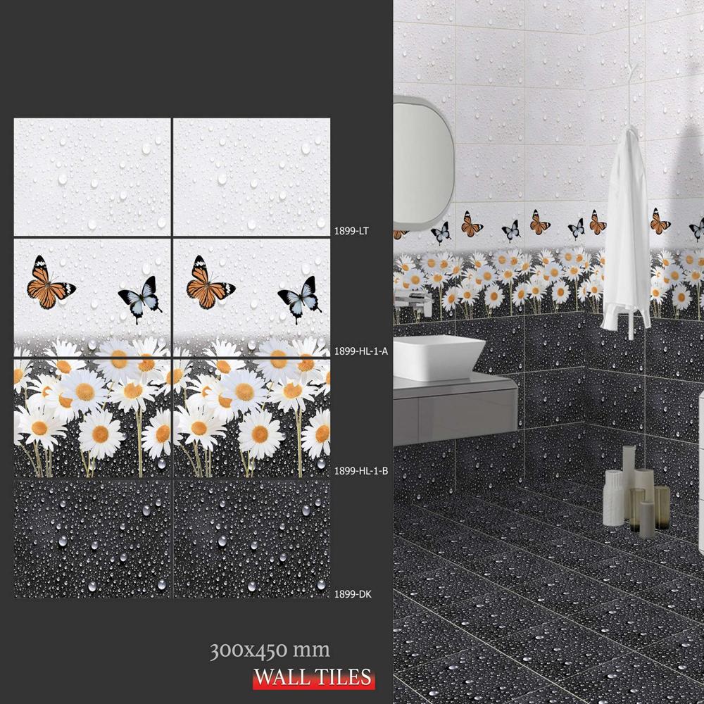 Designer Ceramic Wall Tiles - Color: Green