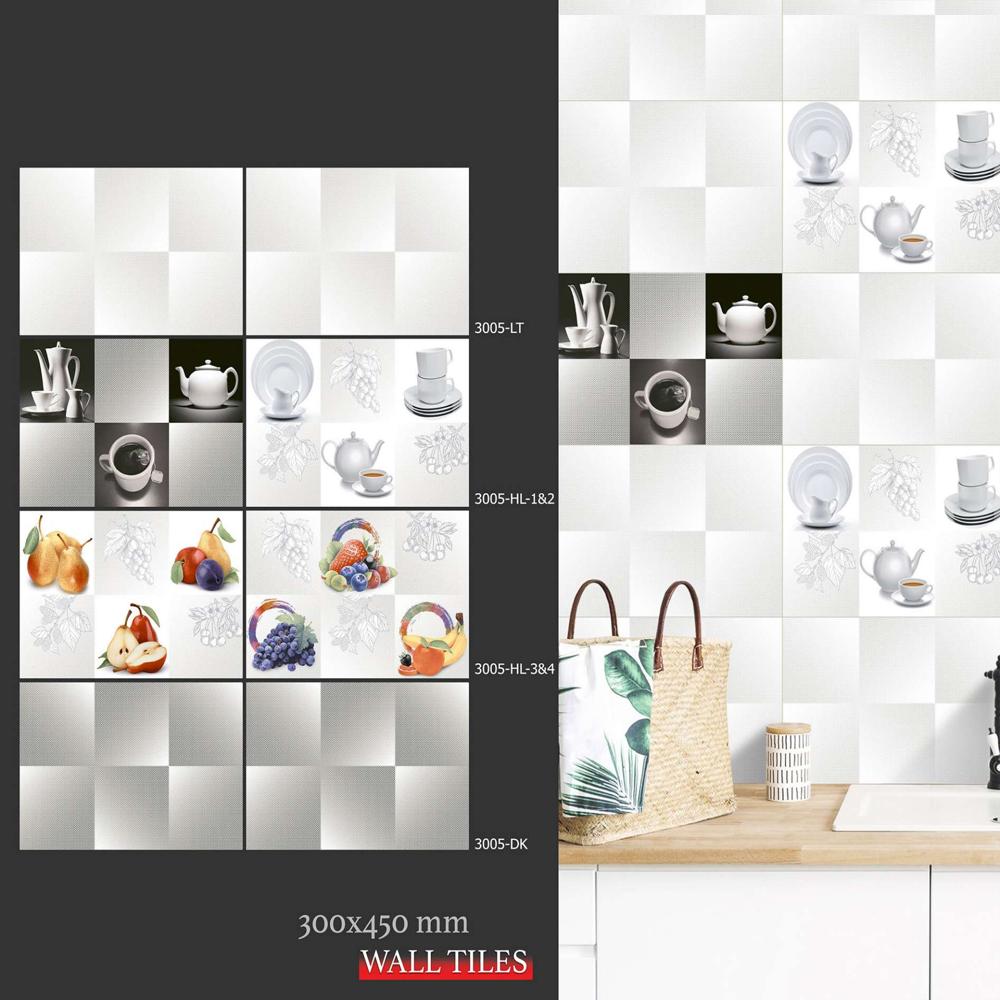 Kitchen Ceramic Wall Tiles - Color: White