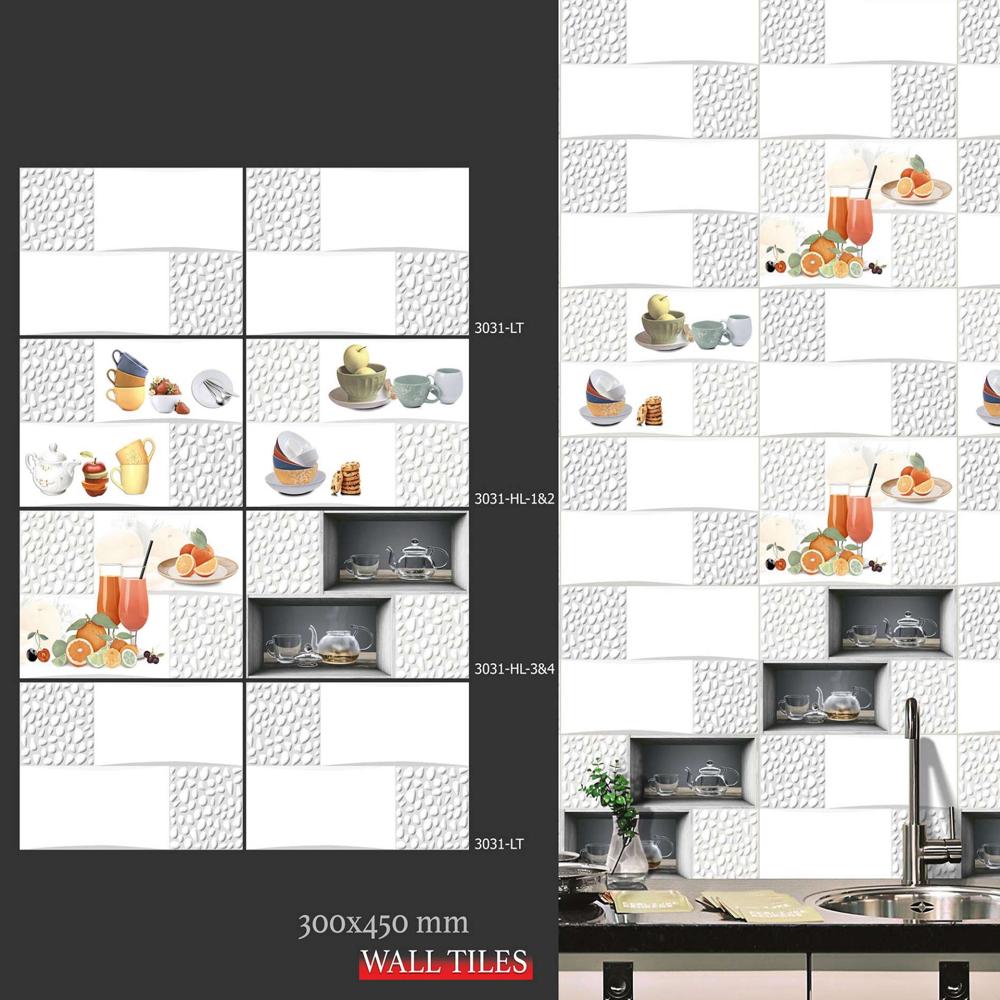 Kitchen Wall Tiles - Color: Brown