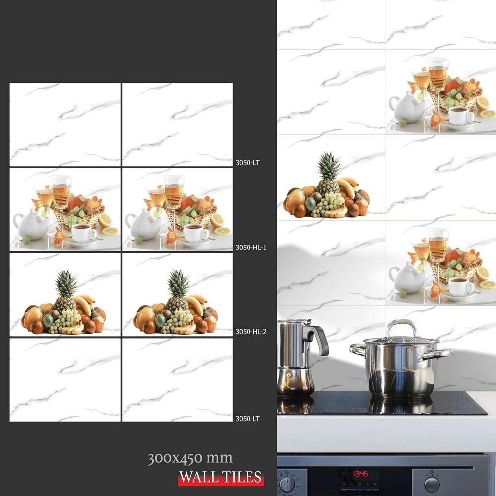 Kitchen Wall Tiles - Color: Brown