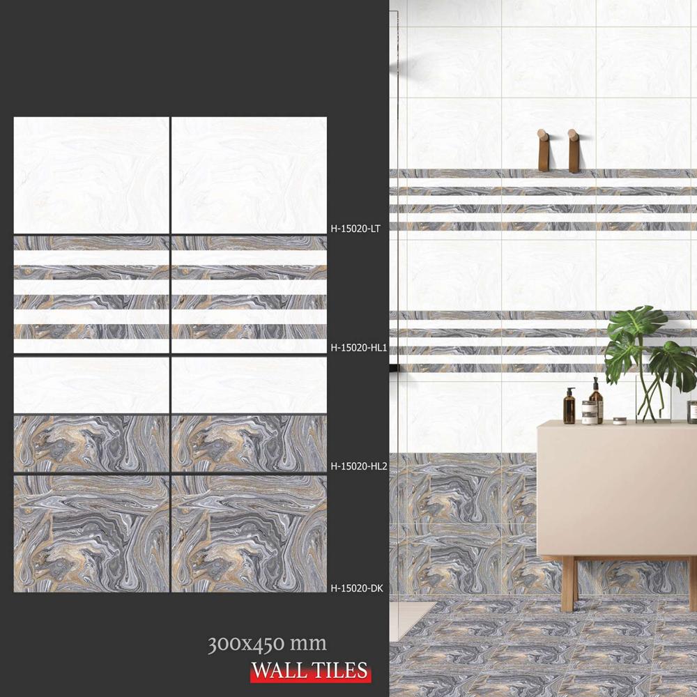 Fancy Digital Wall Tiles - Color: Black