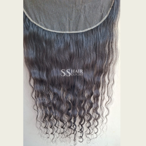 Curly Hair Weave Frontal Lace Front 3x4in Sew In Weave Human Hair Extensions