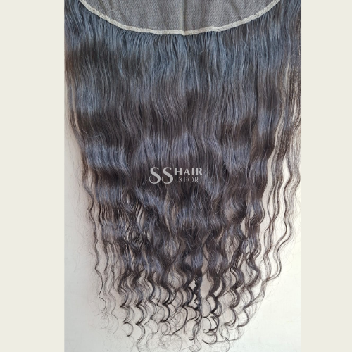 Curly Hair Weave Frontal Lace Front 3x4in Sew In Weave Human Hair Extensions