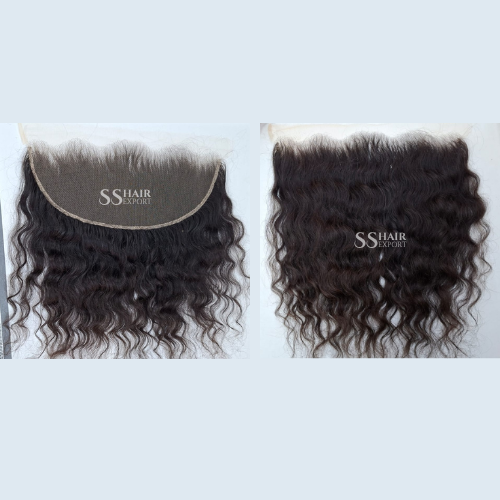 Curly Frontal Front Lace 13x6in Sew In Weave Human Hair Extensions
