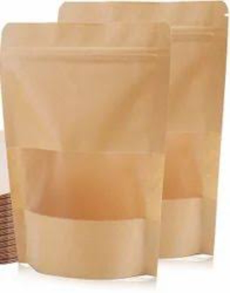 Brown kraft paper pouch