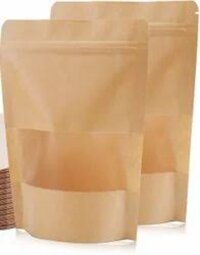 Brown kraft paper pouch