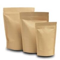 Brown kraft paper pouch