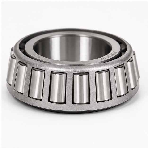 Tapered Roller Bearings - Stainless Steel, Standard Sizes, Silver | Single Row Design, Axial & Radial Force Support, 1-year Warranty