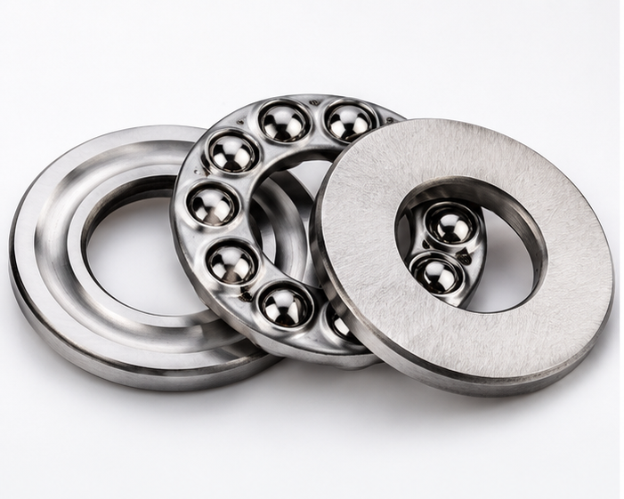 Thrust Ball Bearings - Color: Silver