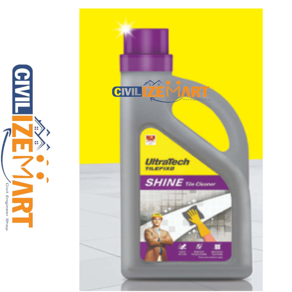 Ultratech Tilefixo Shine Tile Cleaner Tile Adhesive - Application: Removes Dirt