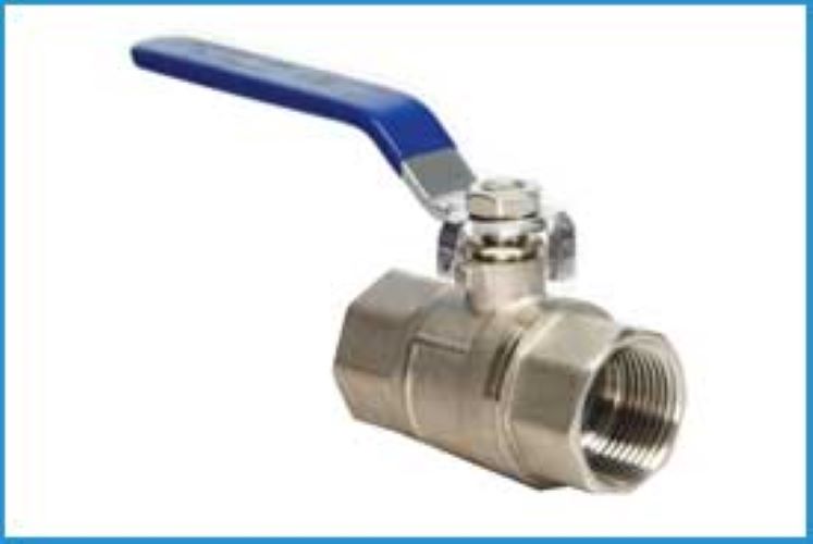 Round Body Ball Valve - Color: Silver