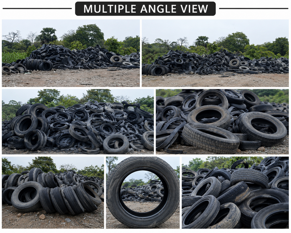 Waste Tyre- 3 Pic Scrap