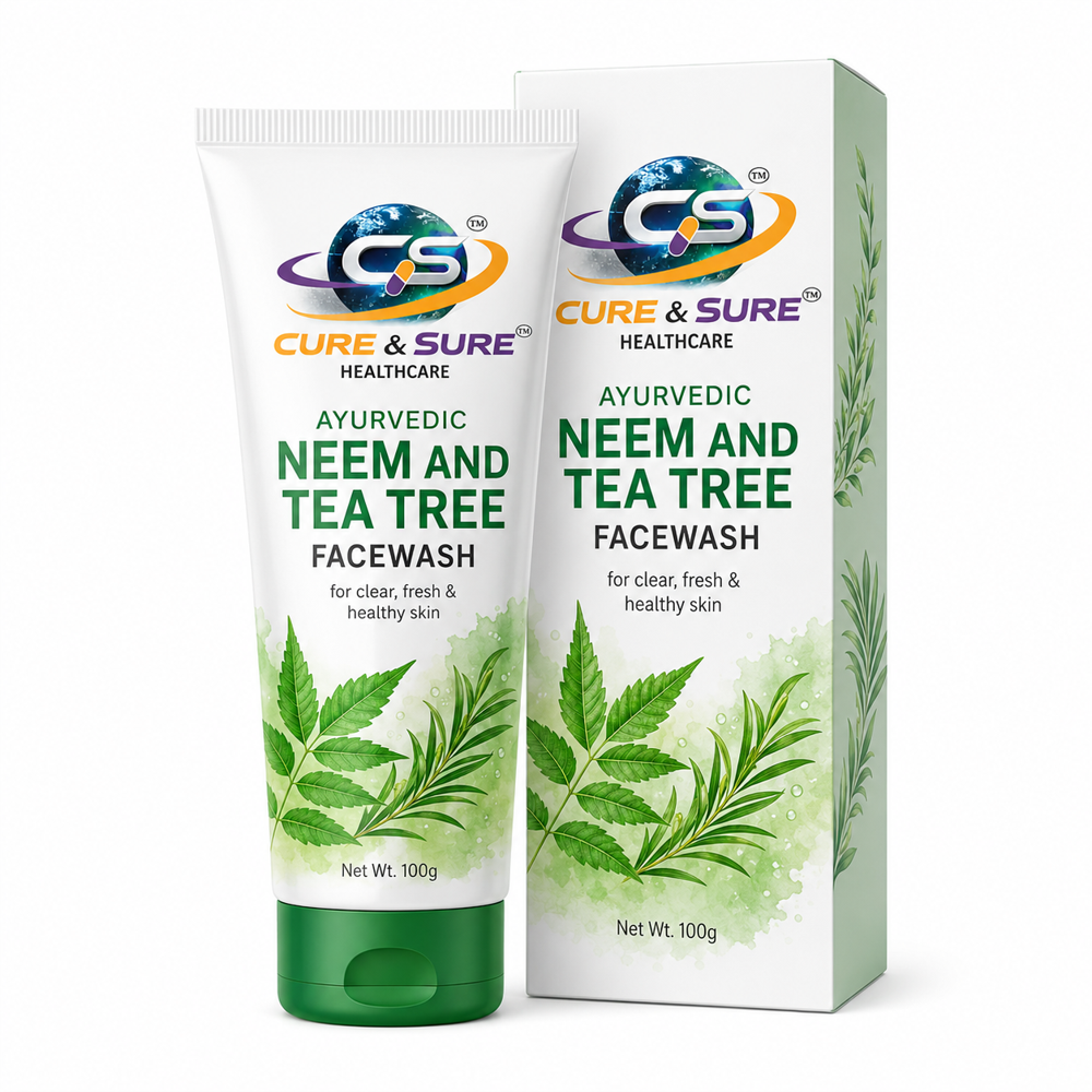 Ayurvedic Neem & Tea Tree Face Wash Third Party Manufacturing - Attributes: Glitter Effect