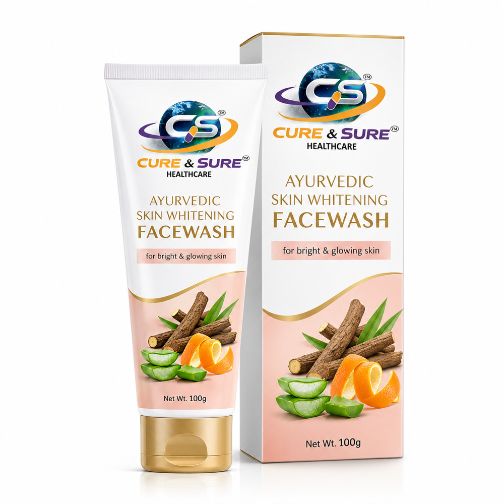 Ayurvedic Skin Whitening Face Wash Third Party Manufacturing - Attributes: Glitter Effect