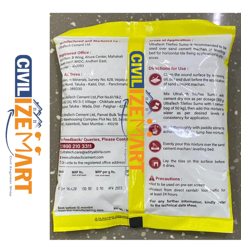 Ultratech Tilefixo Sumo Floor Tile Bond Tile Adhesive