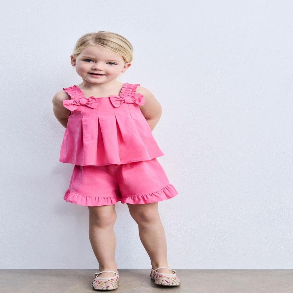 Rosy Ruffle Co-ord Set