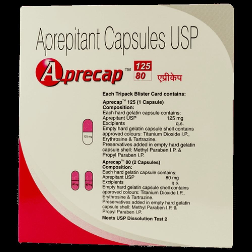 Aprepitant 125 Mg Capsules - Brand Name: Aprecap