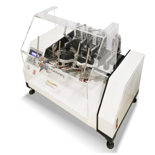 Footwear Testing Machine - Powder-Coated Steel & Aluminum, Floor Mounted, Digitally Controlled | Safety Shield, Adjustable Clamps, Auto Cycle Counting