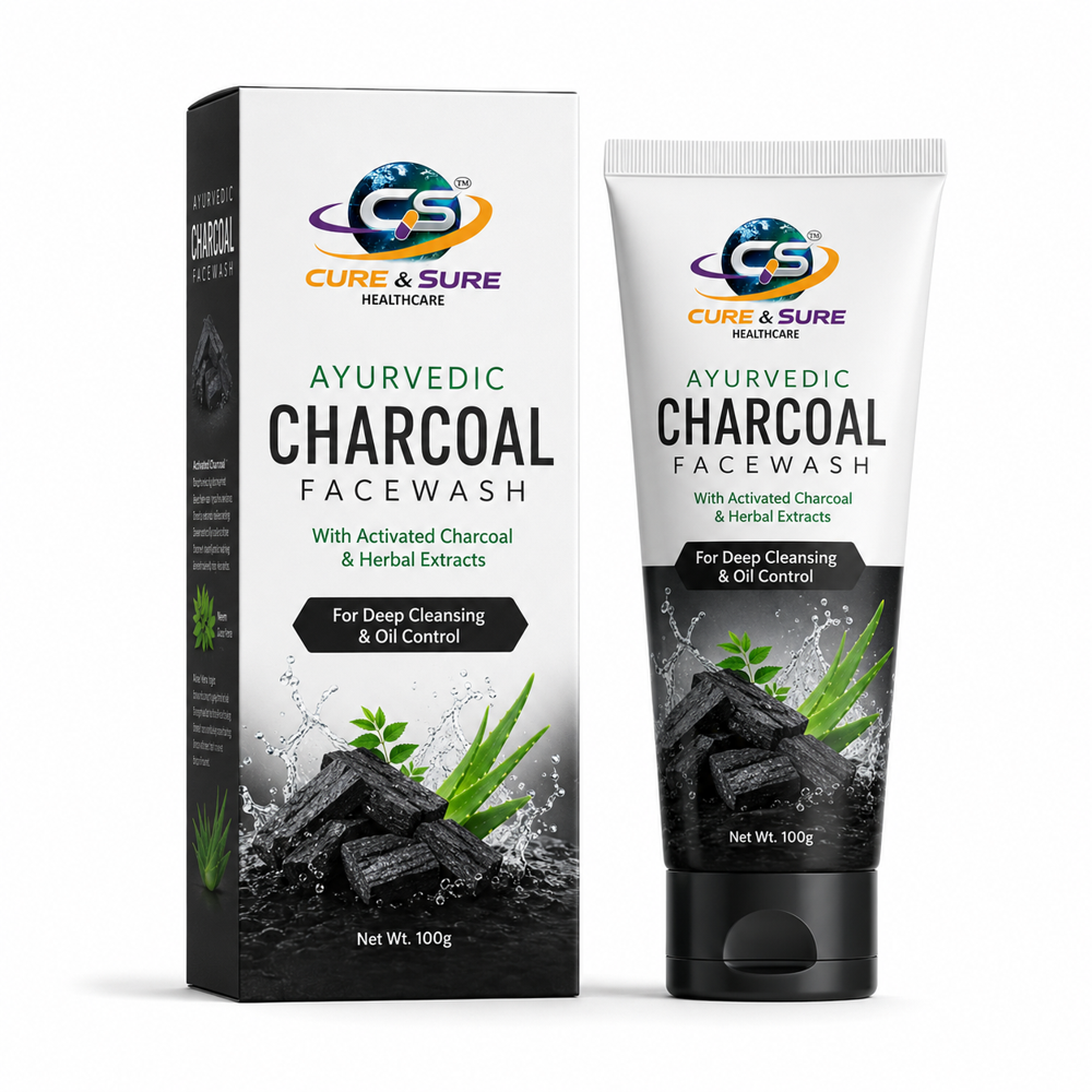 Ayurvedic Charcoal Face Wash Third Party Manufacturing