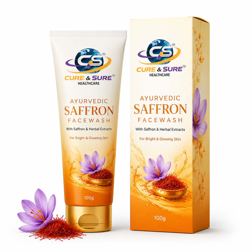 Ayurvedic Saffron Face Wash Third Party Manufacturing - Attributes: Glitter Effect