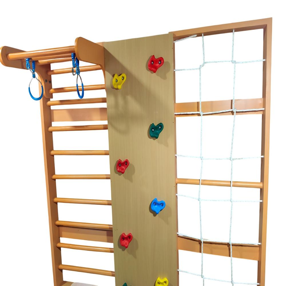 Physio Jungle Wooden Wall-Mounted Climbing & Therapy Unit