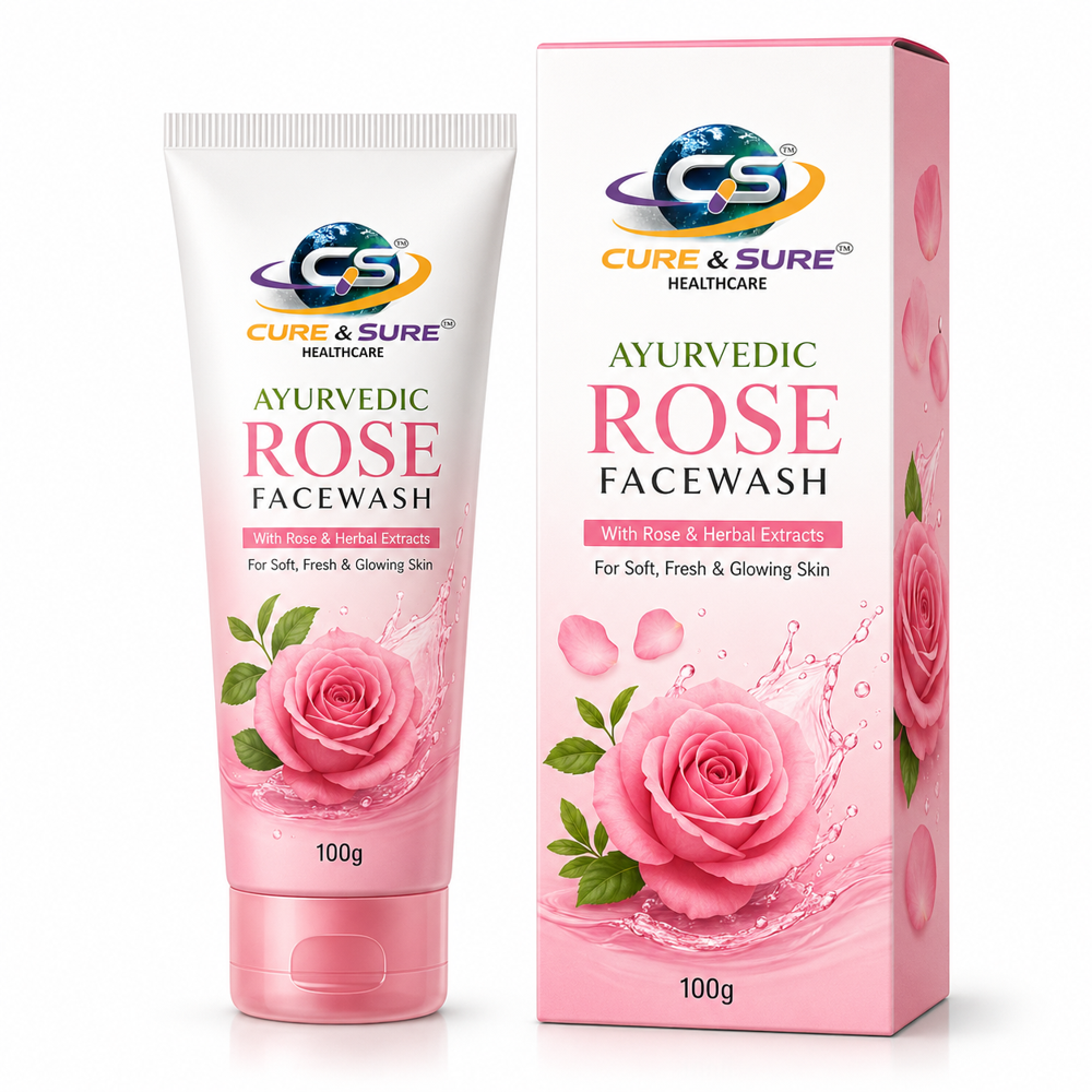 Ayurvedic Rose Face Wash Third Party Manufacturing - Attributes: Glitter Effect