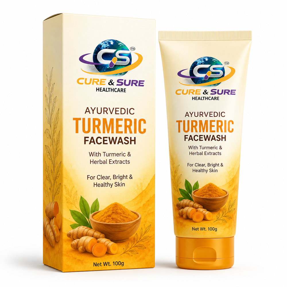 Ayurvedic Turmeric Face Wash Third Party Manufacturing - Attributes: Glitter Effect