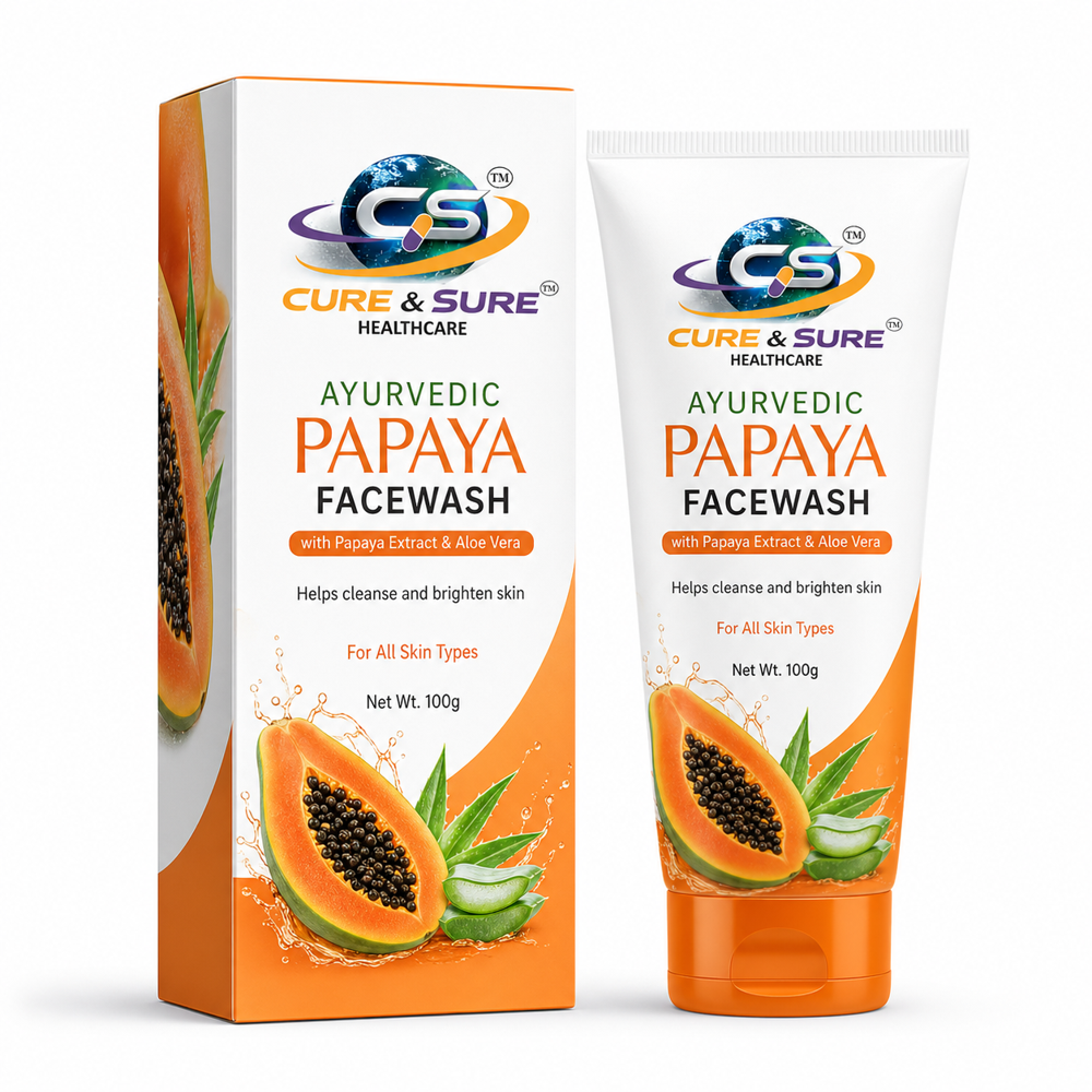 Ayurvedic Papaya Face Wash Third Party Manufacturing - Attributes: Glitter Effect