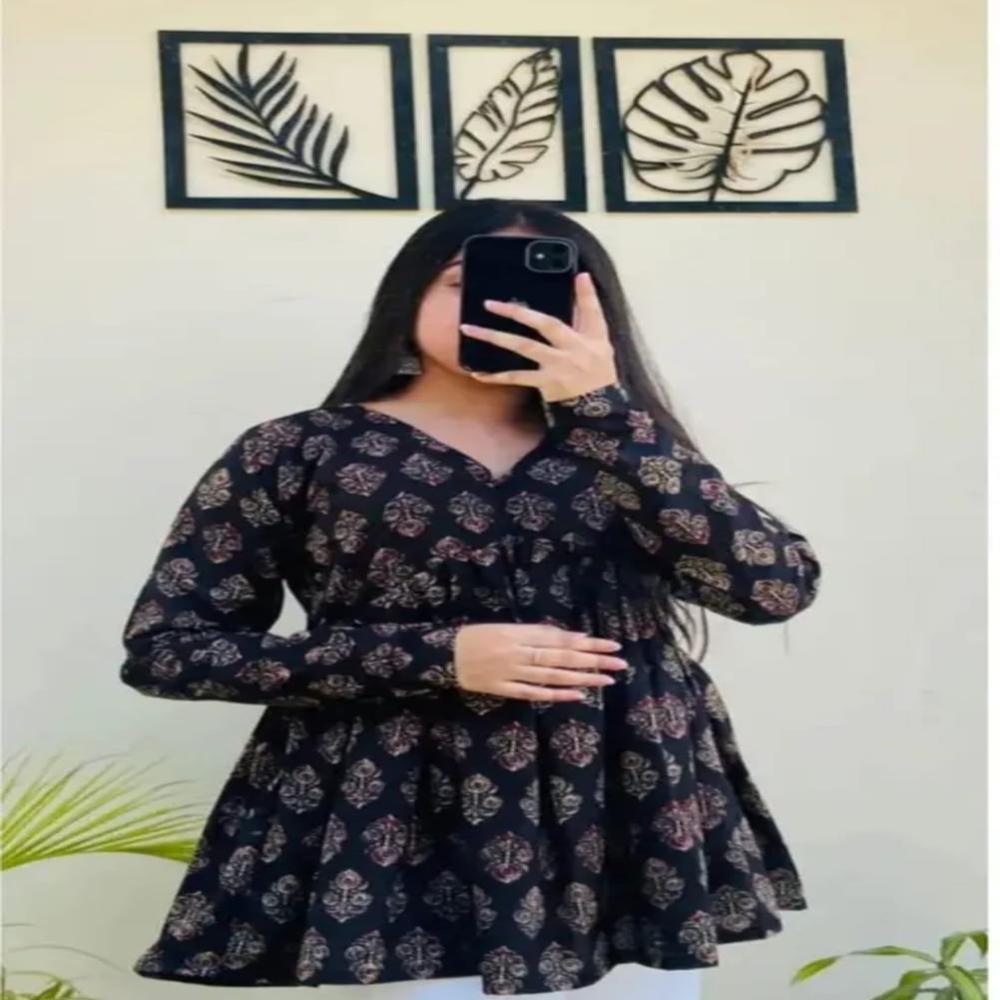 new trending frock & short top collection