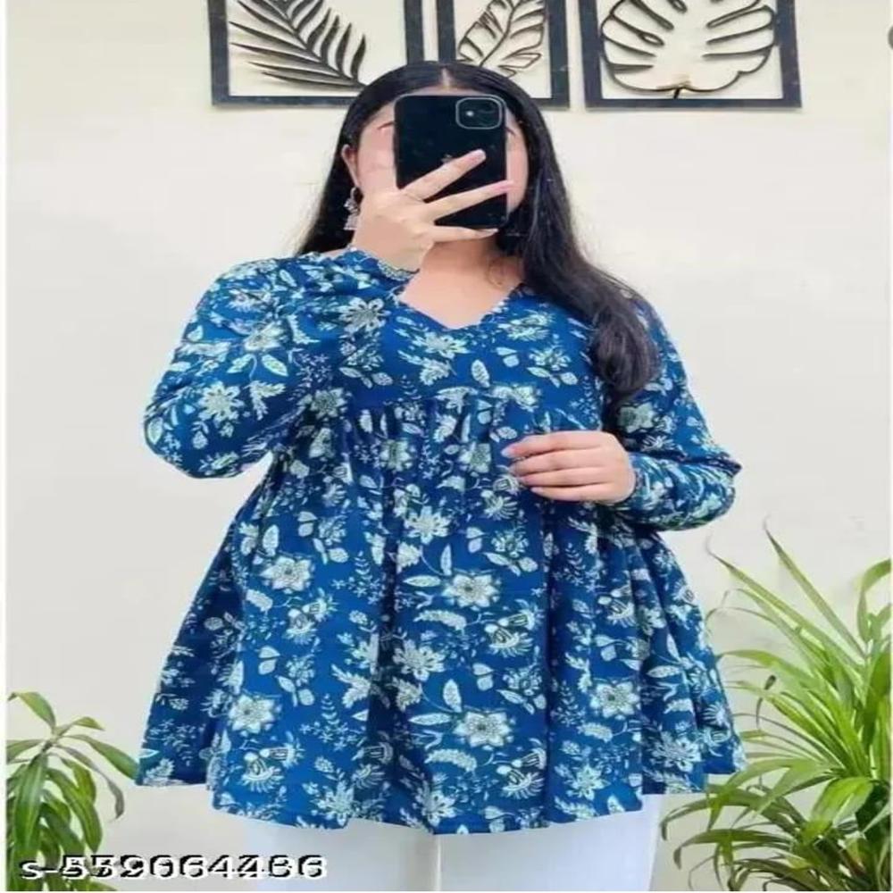 new trending frock & short top collection